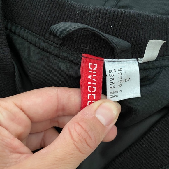 Black bomber jacket - Picture 2 of 2